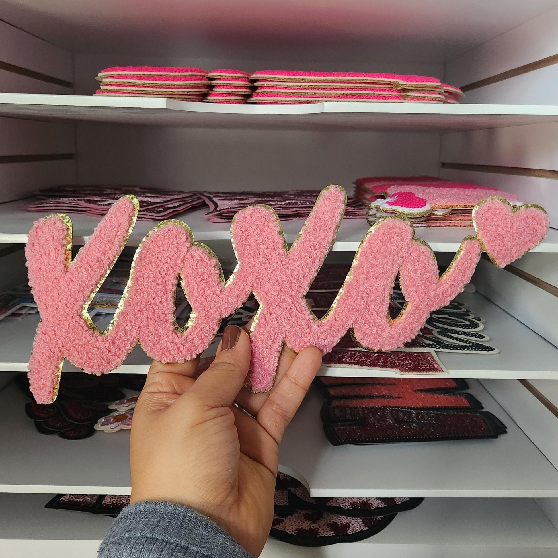 Valentines Full Size Chenille|Sequin| Iron On|Embroidered|Chenille Patches| Chenille Patches| Chenille Patch Sweater| Chenille Patch Iron On
