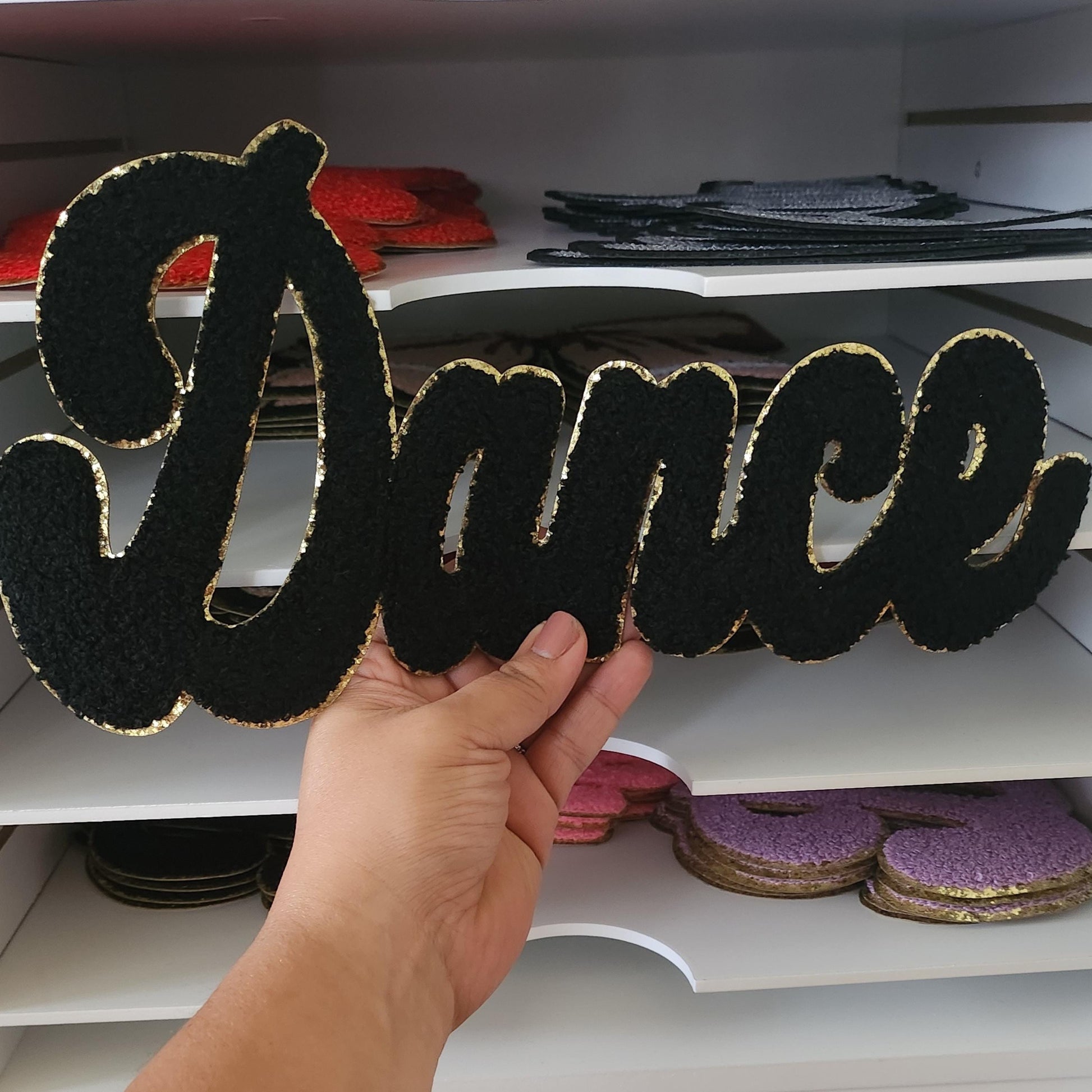 Sports Chenille Patch: Sequin Embroidered Iron-On Applique