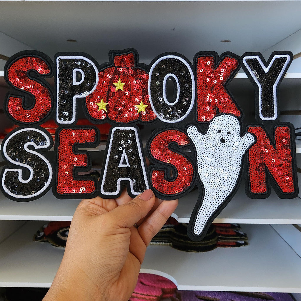 Full Size Chenille|Sequin| Iron On|Embroidered| Chenille Christmas Patches| Chenille Patches| Chenille Patch Sweater| Chenille Patch Iron On