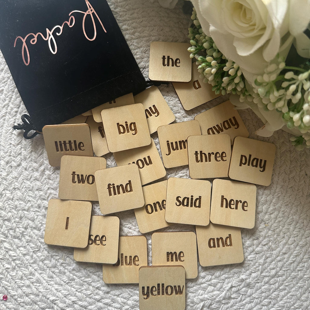 Sight Word Tiles|Kindergarten-3rd Grade Sight Words|Laser Engraved|Sight Words High|Frequency Word|Custom Curriculum Available|Learn to Read