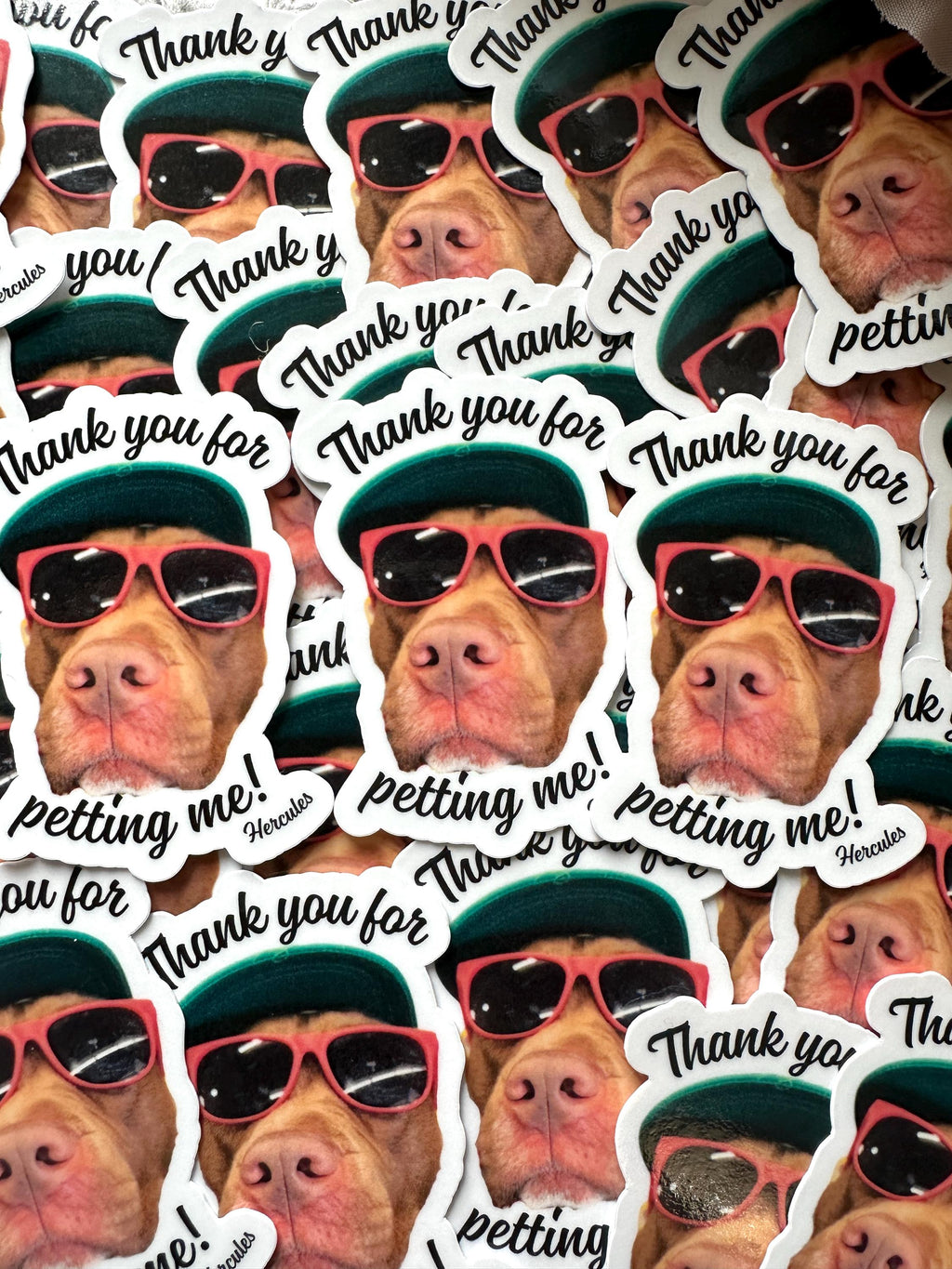 Custom Face Sticker: Die Cut Glossy Vinyl, Waterproof Party Favors