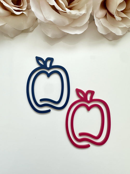 Acrylic Apple Bookmark: Teacher Appreciation Gift