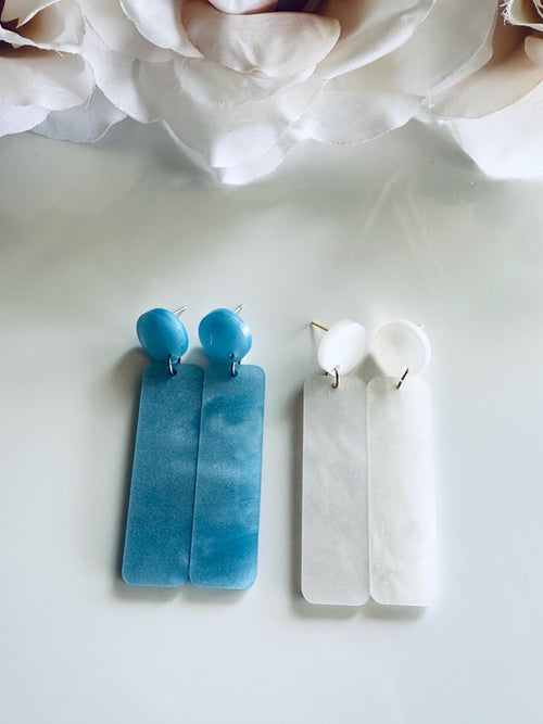 Acrylic Beach Earrings| Coastal Earrings| Dangle Earrings| Wedding Earrings| Ocean Beach Acrylic Earrings| Summer Earrings|Vacation Earrings