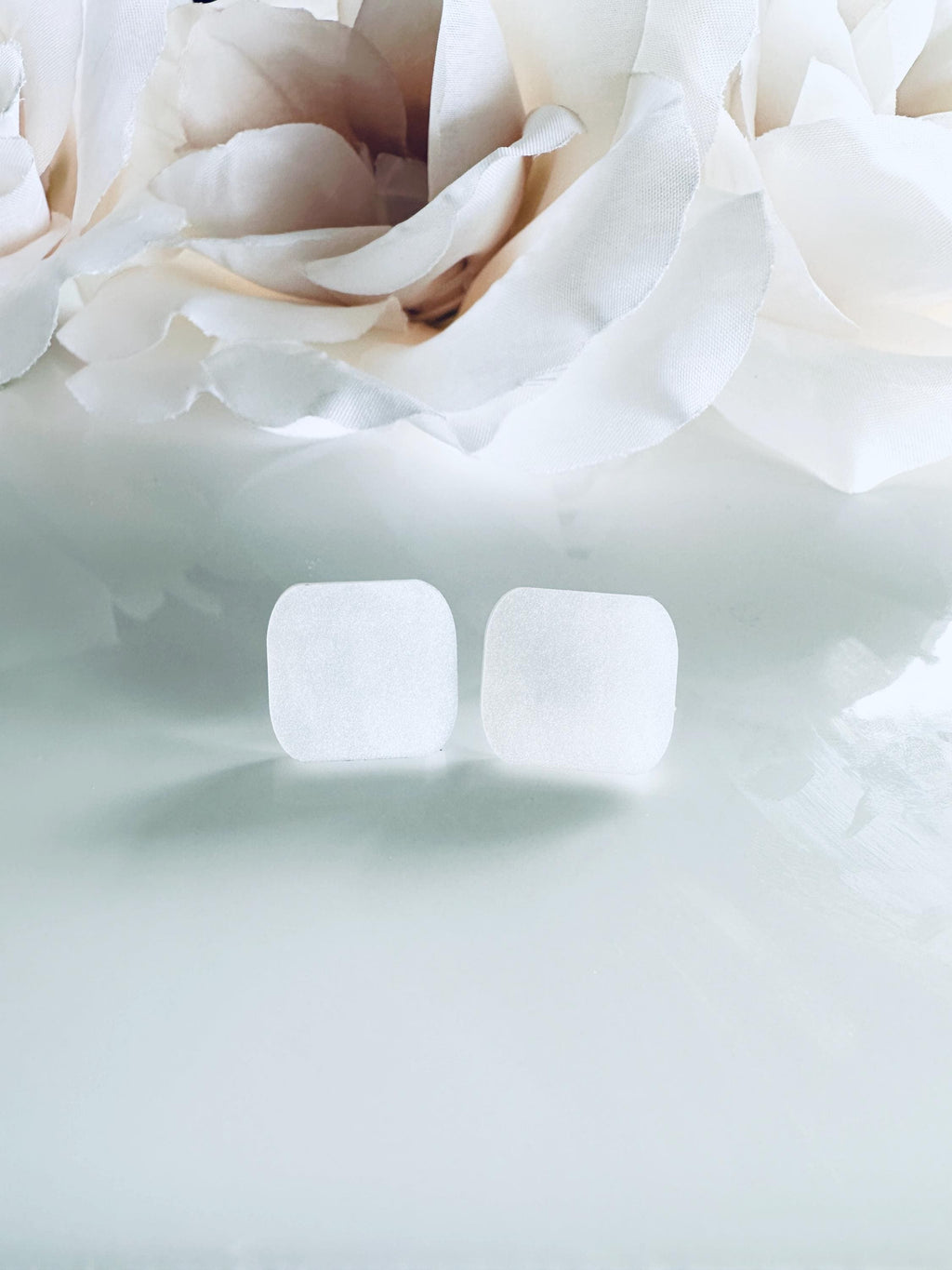 Acrylic Beach Stud Earrings: Summer Ocean Jewelry