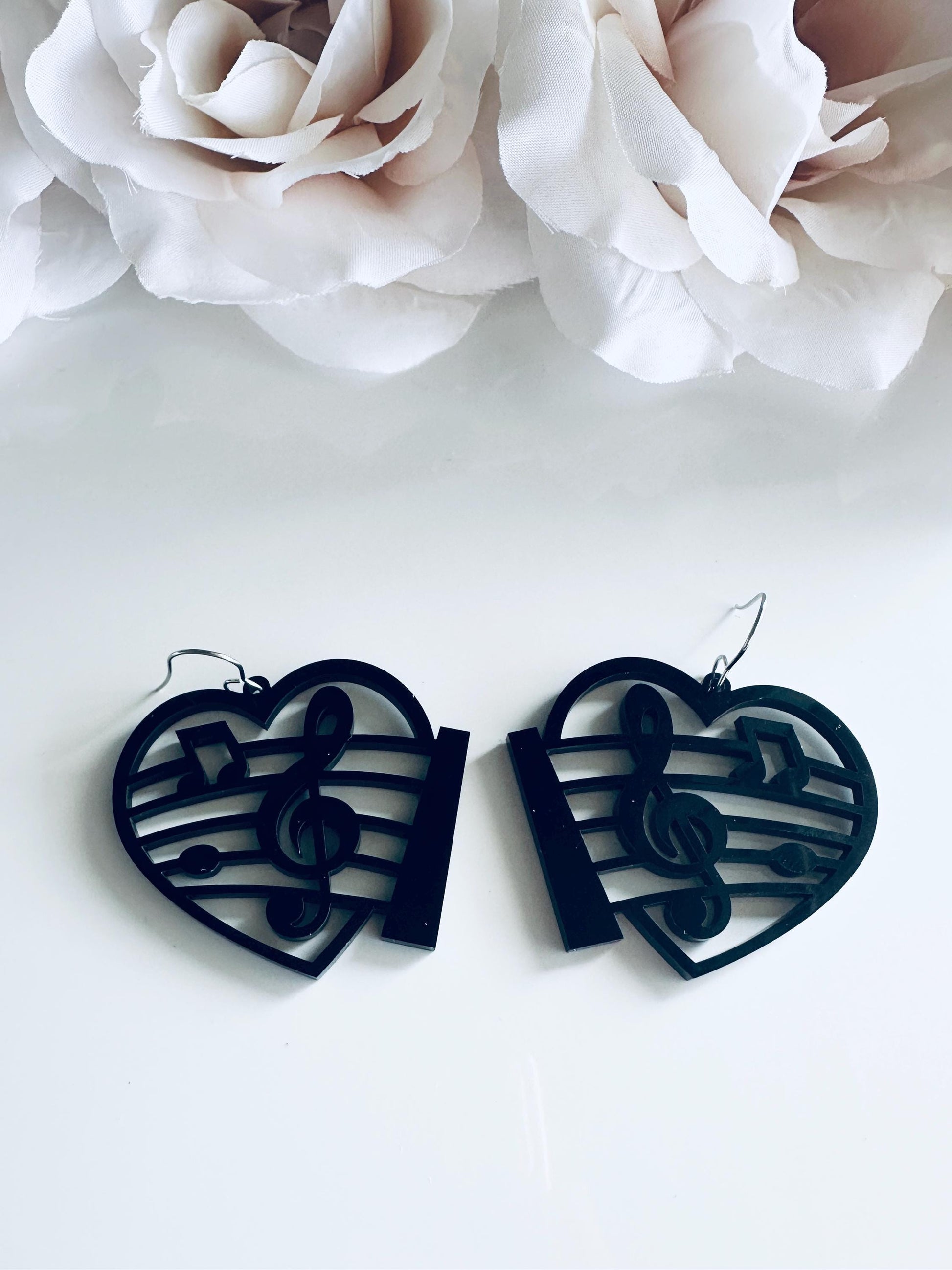 Musical Notes Earrings| Music Notes Earrings| Treble Clef Earrings| Gift for Music Teacher| Music Gifts| Music Lover Earrings| Acrylics