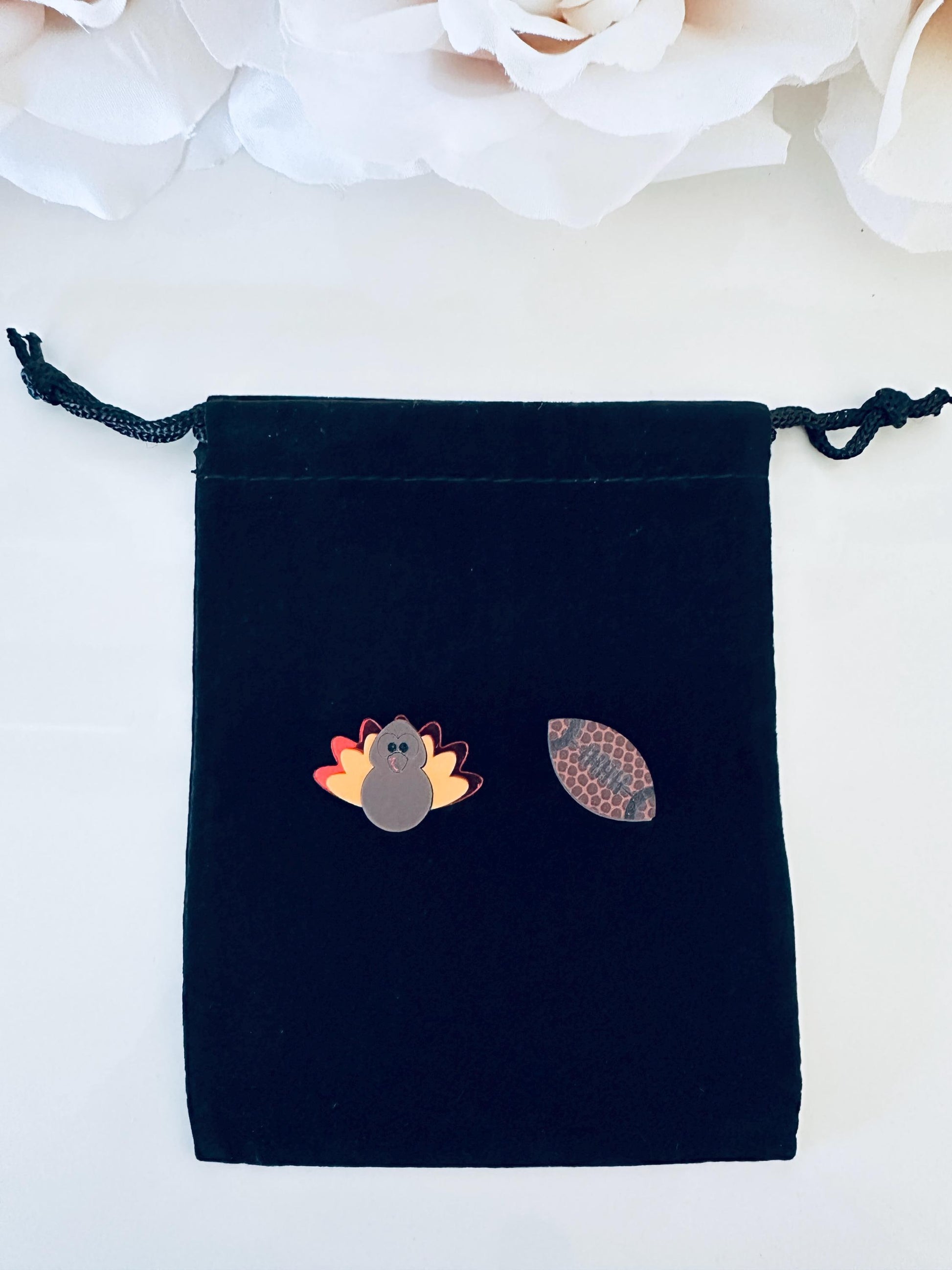 Thanksgiving Tic Tac Toe Game | Turkey & Football Board | Family Game Night| Kids Gift| Stocking Stuffer Gift| Travel Game| Stocking Stuffer