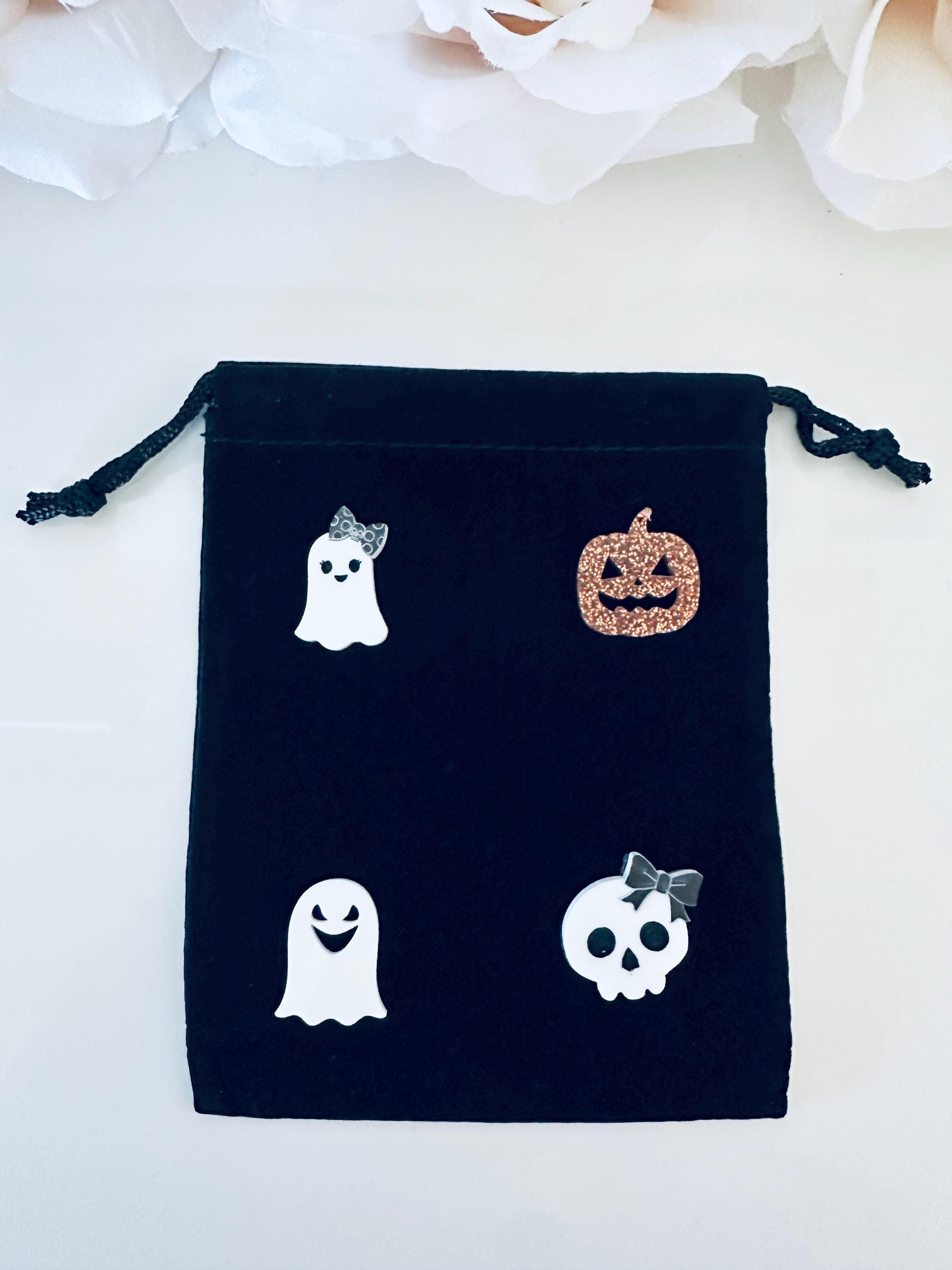 Halloween Tic Tac Toe Board Game|Boo Basket|Halloween Game| Stocking Stuffer Gift|Travel Game|Handmade Gift for Kids & Families|Spooky Decor