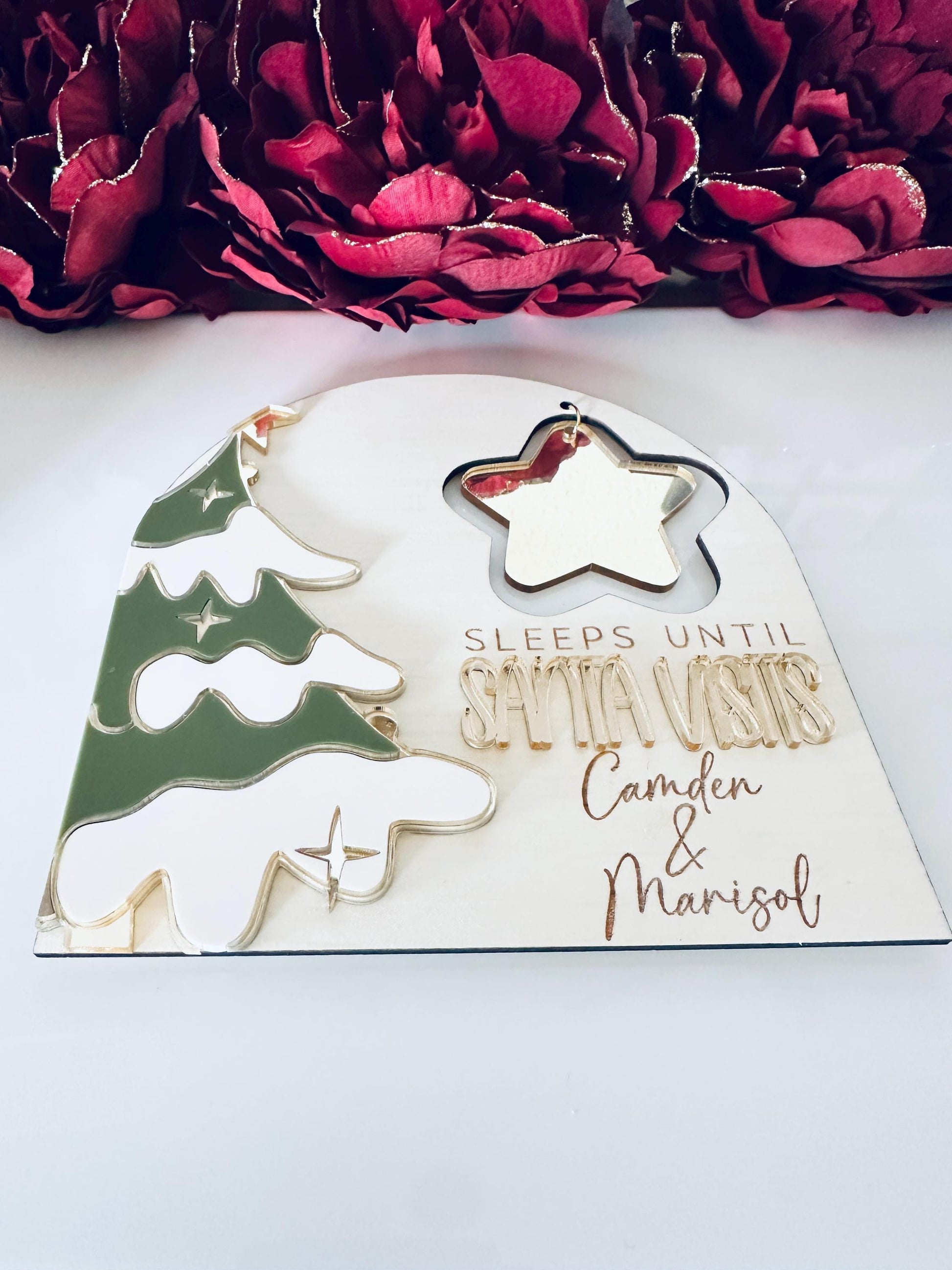 Floral Teardrop Acrylic Earrings: Patriotic 4th of July Jewelry