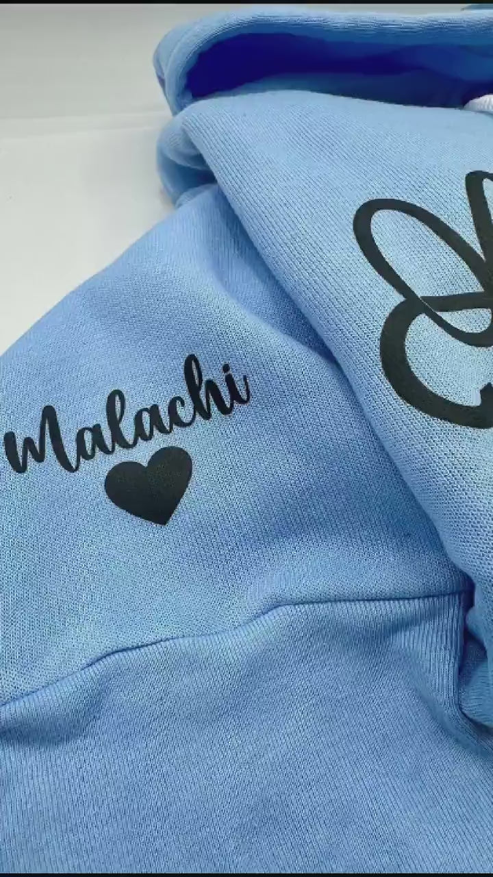 Custom Mama Est. Year Fleece Sweater - Bella + Canva Mom Sweatshirt